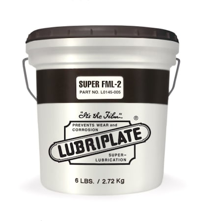 Lubriplate Fml-2, 4/6 Lb Tubs, Multi-Purpose H-1/Food Grade, Nlgi No. 2, PK4 L0145-005